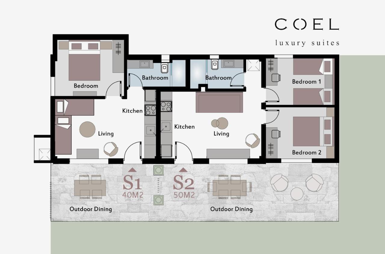 Coel Luxury Suites By Rentalspro Services - Potidea Halkidiki Néa Potídea Kültér fotó
